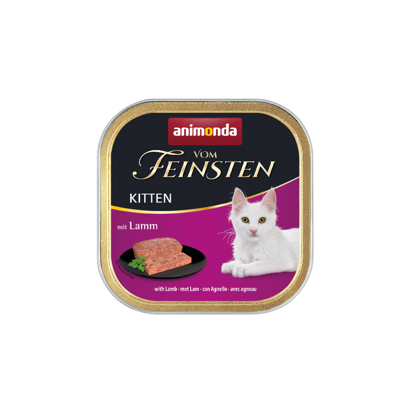 ANIMONDA Cat Vom Feinsten Kitten - Jagnięcina 32x 100g
