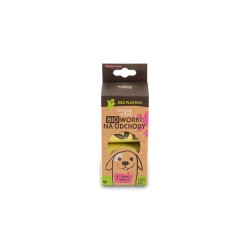 STARCHBAG Kompostowalne BIOworki na odchody (8 rolek x 15 szt.) - zielony