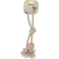 ZOLUX Zabawka sznurowa WILD MIX z uchwytem z drewnianym krążkiem