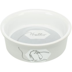 TRIXIE Miska ceramiczna dla królika z nadrukiem 240 ml / ø 12 cm