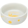 TRIXIE Miska ceramiczna dla królika z nadrukiem 250 ml / ø 11 cm