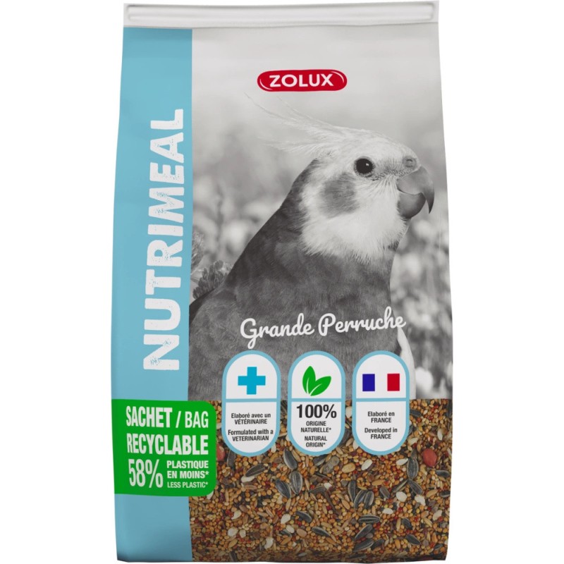 ZOLUX Nutrimeal mieszanka dla dużych papug 2,5 kg