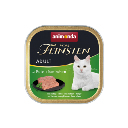 ANIMONDA Cat Vom Feinsten Adult - Indyk z królikiem 6x 100g