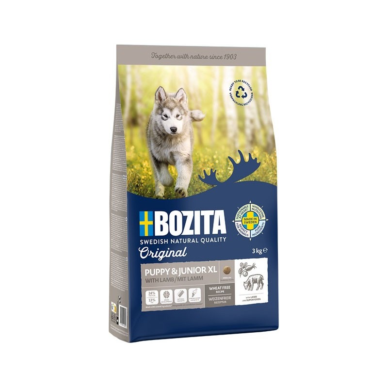 BOZITA Original Puppy and Junior XL Lamb 3 kg