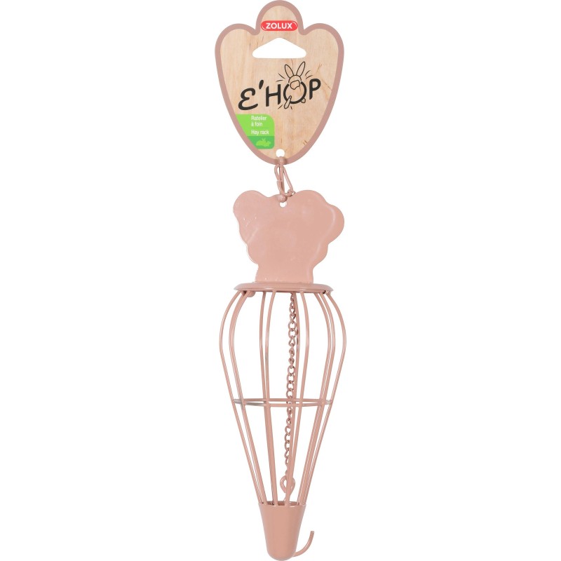 ZOLUX Paśnik na siano EHOP marchewka - różowy