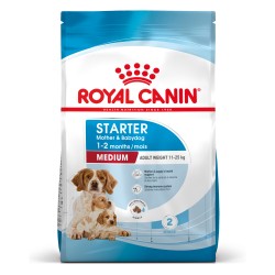 ROYAL CANIN Medium Starter Mother&Babydog karma sucha dla suk w ciąży, w okresie laktacji i szczeniąt ras średnich 2x 15kg
