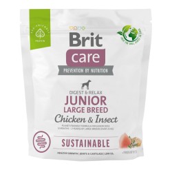 BRIT CARE Dog Sustainable Junior Large Breed Chicken & Insect 3 kg