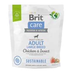BRIT CARE Dog Sustainable Adult Large Breed Chicken & Insect 3 kg