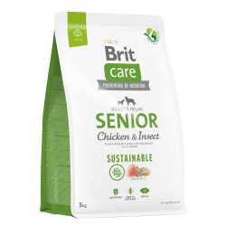 BRIT CARE Dog Sustainable Senior Chicken & Insect 1 kg