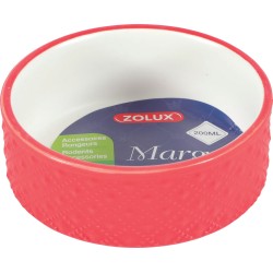 ZOLUX Miska gres dla gryzonia Margot - czerwony 200 ml