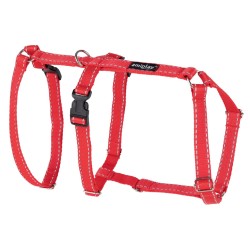 AMIPLAY Reflective Szelki regulowane Safety - Czerwony S