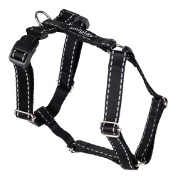 AMIPLAY Reflective Szelki regulowane Guard - Czarny L