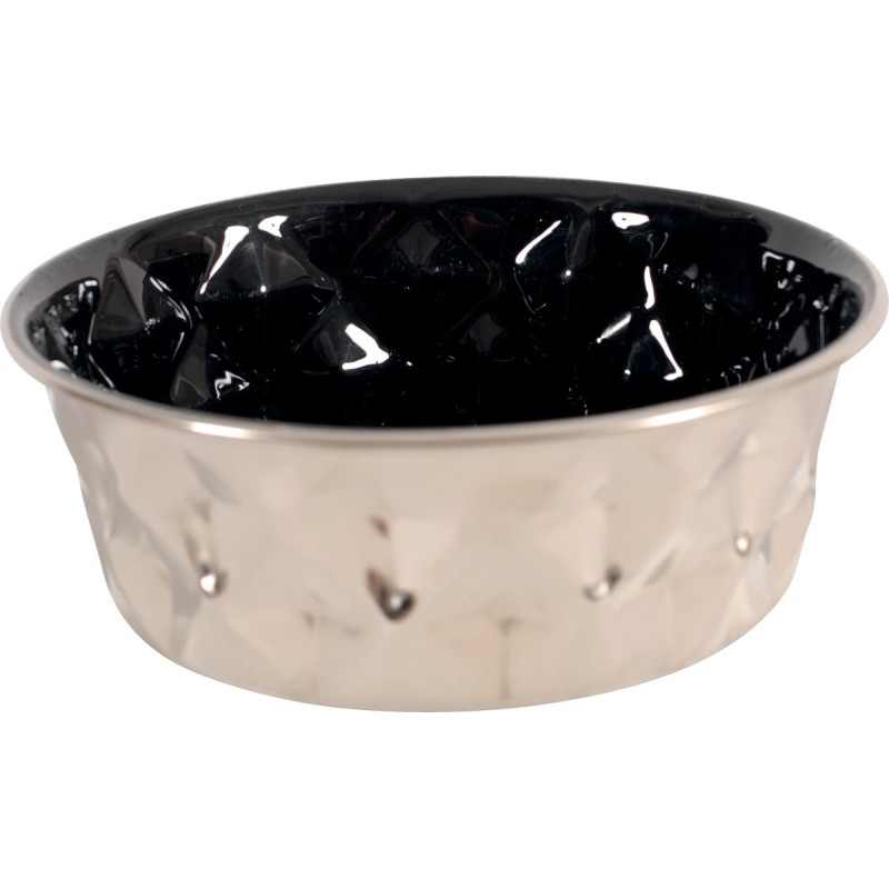 ZOLUX Miska Inox Diamond 550 ml - czarna