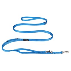 AMIPLAY Reflective Smycz regulowana 8 in 1 - Niebieski L