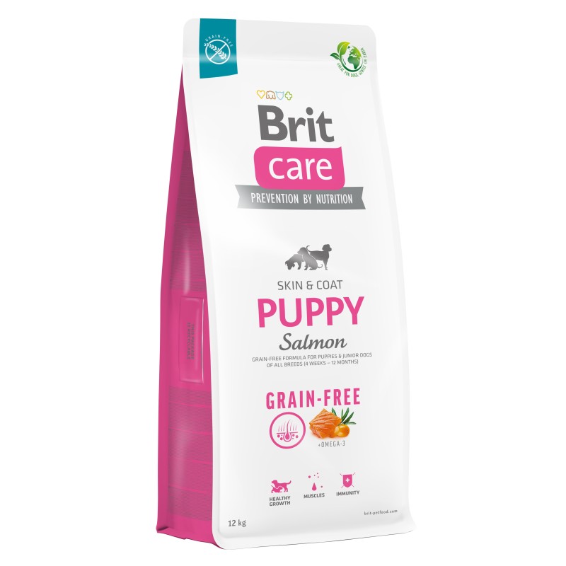 BRIT CARE Dog Grain-Free Puppy Salmon 12kg