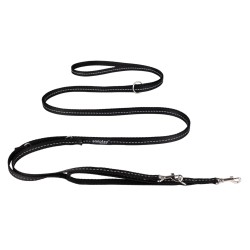 AMIPLAY Reflective Smycz regulowana 8 in 1 - Czarny M