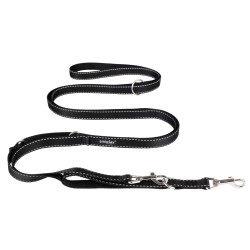 AMIPLAY Reflective Smycz regulowana 8 in 1 - Czarny XL