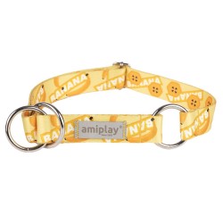 AMIPLAY BeHappy Obroża półzaciskowa - Banana XL