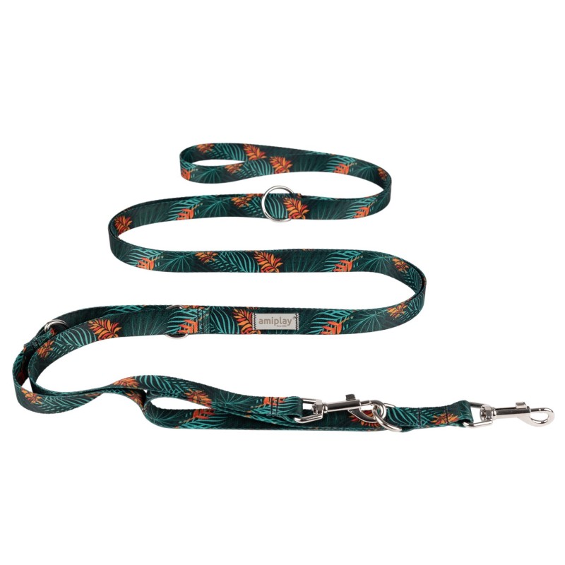 AMIPLAY BeHappy Smycz regulowana 8 in 1 - Jungle S