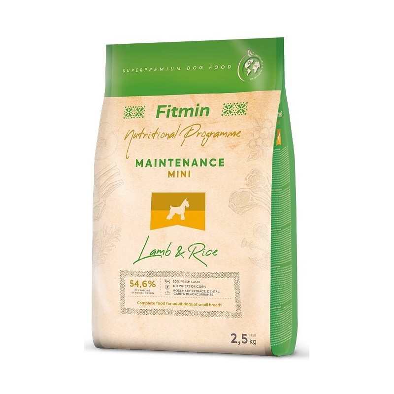 FITMIN Dog Mini Lamb and Rice 2,5kg