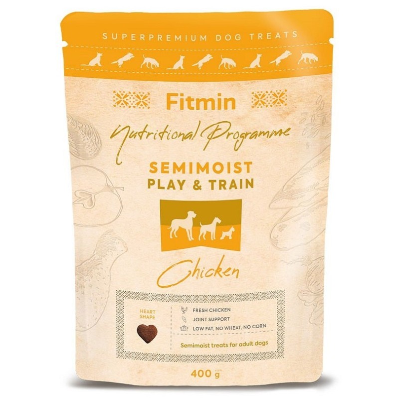 FITMIN Dog Semimoist Play and Train 400g