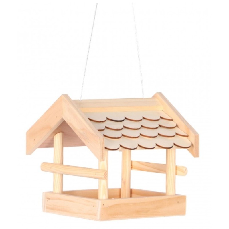 GARDEN and FUN karmnik dla ptaków drewniany 22 x 21,5 x 20 cm