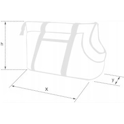 AMIPLAY Torba transportowa BeHappy - Cherry S