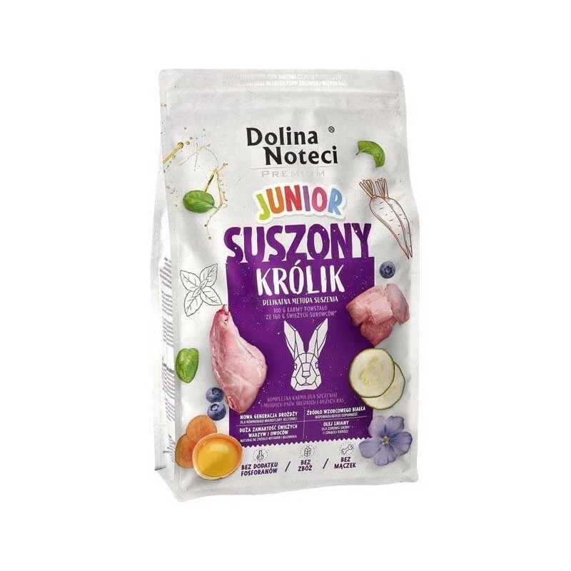 DOLINA NOTECI Premium JUNIOR Suszony Królik 4kg