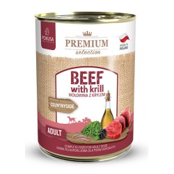 POKUSA Premium Selection Adult Wołowina z krylem 400g