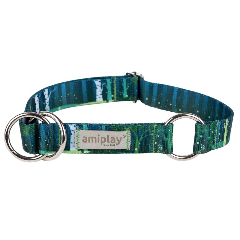 AMIPLAY BeNature Obroża półzaciskowa - Forest M