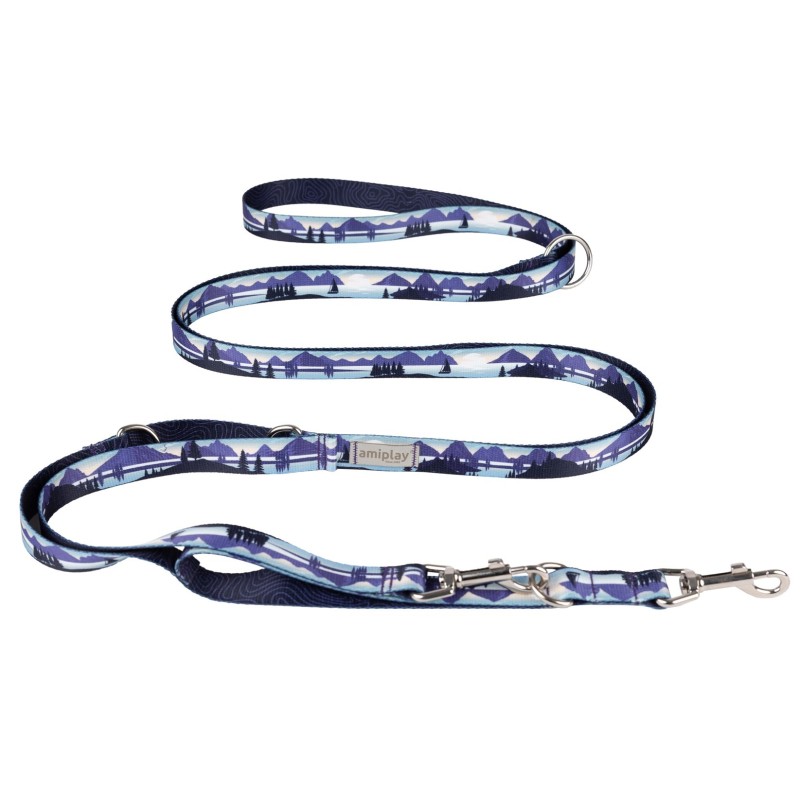 AMIPLAY BeNature Smycz regulowana 8 in 1 - Trails S