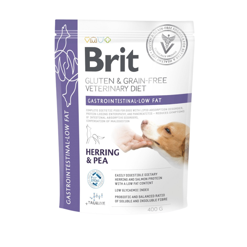 BRIT Grain Free Veterinary Diets Dog Gastrointestinal-Low Fat 2kg