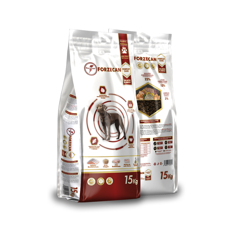 FORZECAN Complete Care Łosoś i ryż 15kg