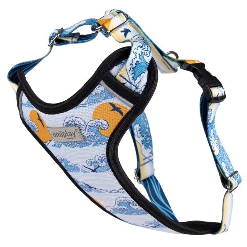 AMIPLAY Szelki regulowane Discovery Be Nature - Waves XL