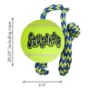 KONG SqueakAir Ball with rope M