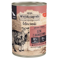 WIEJSKA ZAGRODA Senior Leśne smaki - Dzik z jagnięciną 400g