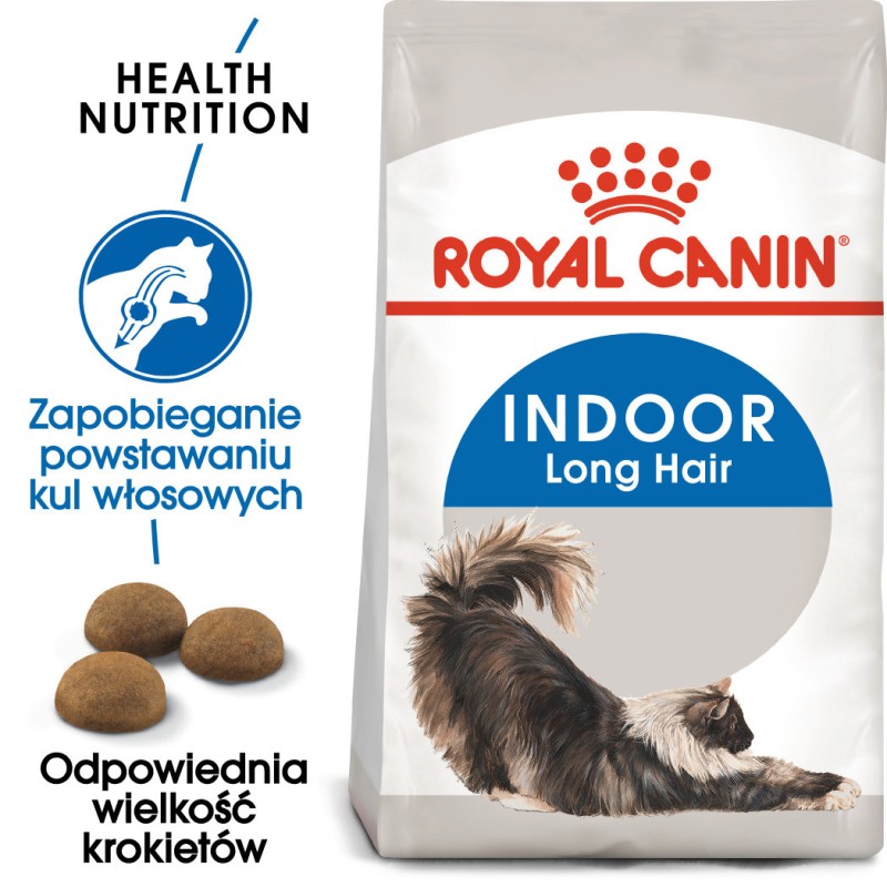 ROYAL CANIN FHN Indoor Long Hair 10kg PROMO Uszkodzenie