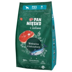 PAN MIĘSKO z Ziołami, Wołowiną i z Tuńczykiem - rozmiar chrupek S 3 kg