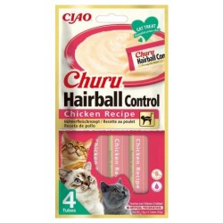 INABA CAT CHURU Hairball Chicken 4x 14g (56g)