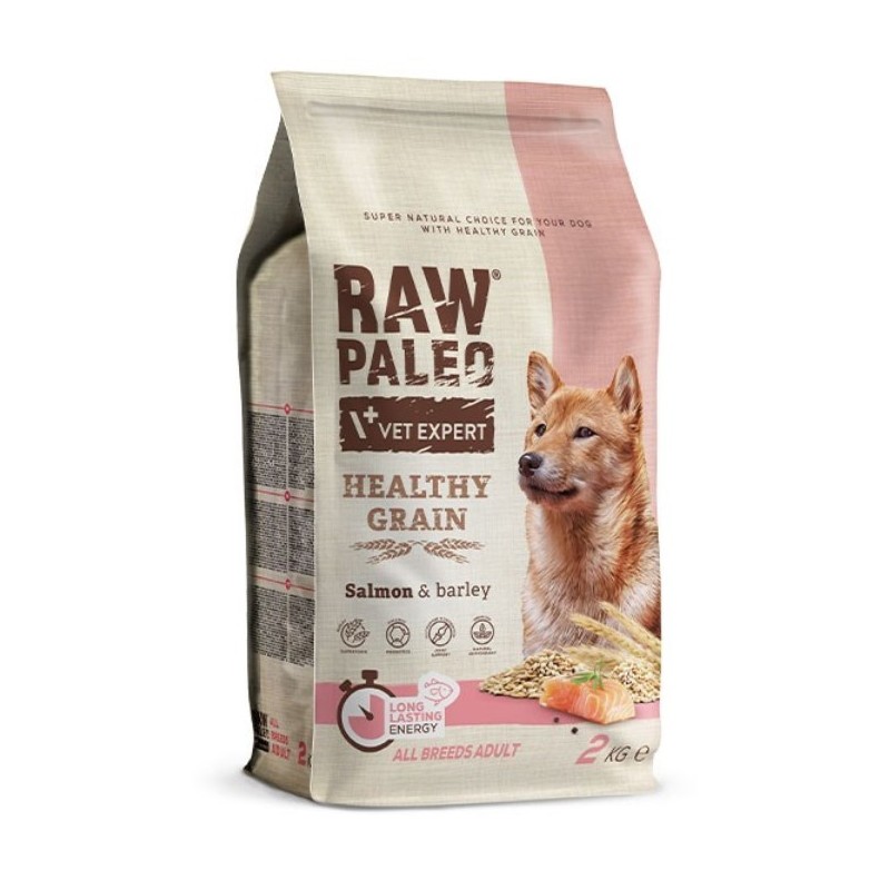 RAW PALEO Healthy Grain Salmon and Barley Adult 2kg