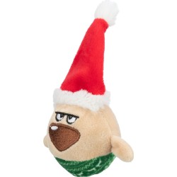 TRIXIE Xmas Gnom zabawka dla kota plusz z grzechotką 6 x 12 cm