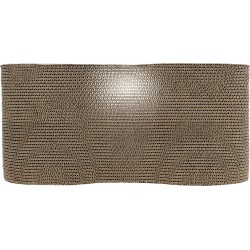 TRIXIE Xmas Drapak fala dla kota kartonowy z kocimiętką 50 x 9 x 23 cm - beż/złoto