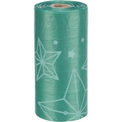 TRIXIE Xmas woreczki na odchody w gwiazdki 8 rolek po 20 szt. - czerwone i zielone