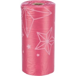 TRIXIE Xmas woreczki na odchody w gwiazdki 8 rolek po 20 szt. - czerwone i zielone