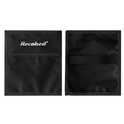 RECOBED Opaska na numer startowy z logo Szary