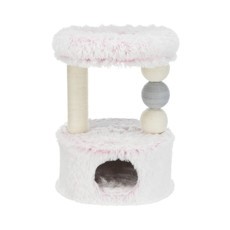 TRIXIE Drapak stojący Harvey 73 cm - biały-różowy