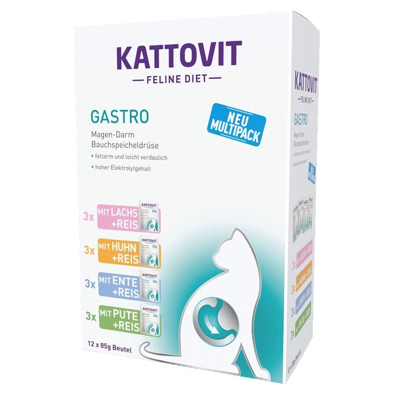 KATTOVIT Feline Diet Gastro Multipack 12x 85g