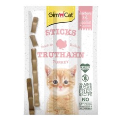 GIMCAT Sticks Paluszki z indykiem i wapniem dla kociąt 3x 3g