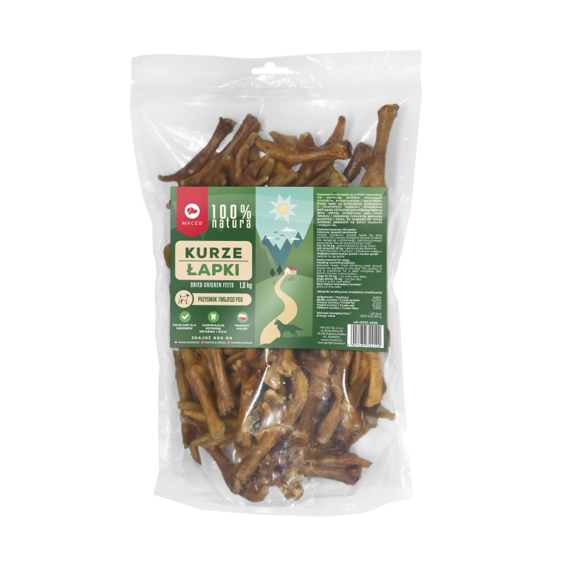 MACED 100% Natura Kurze Łapki (naturalne) 1,5 kg