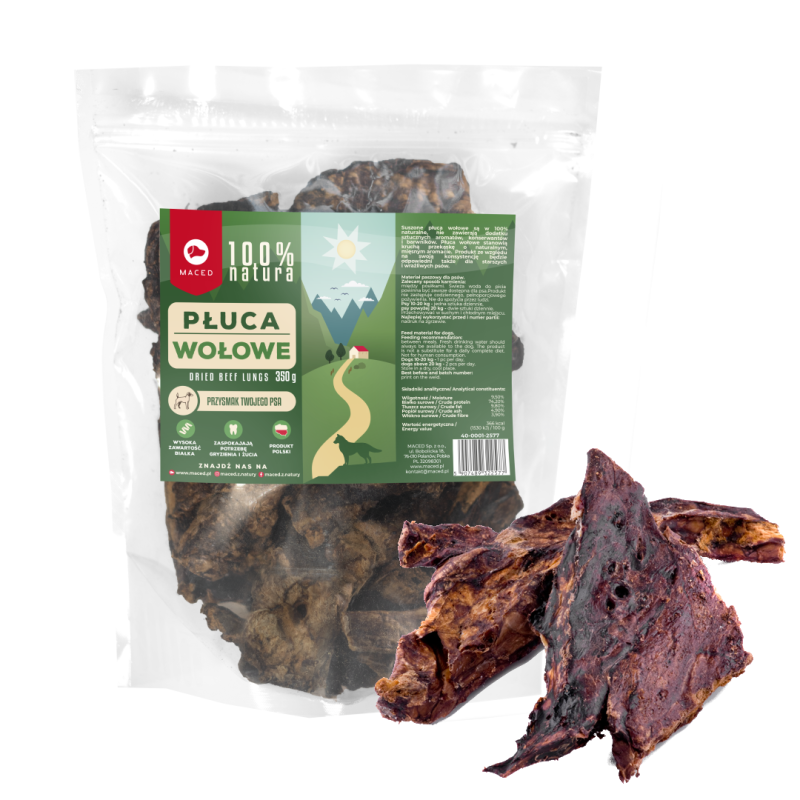 MACED 100% Natura Płuca Wołowe 60g